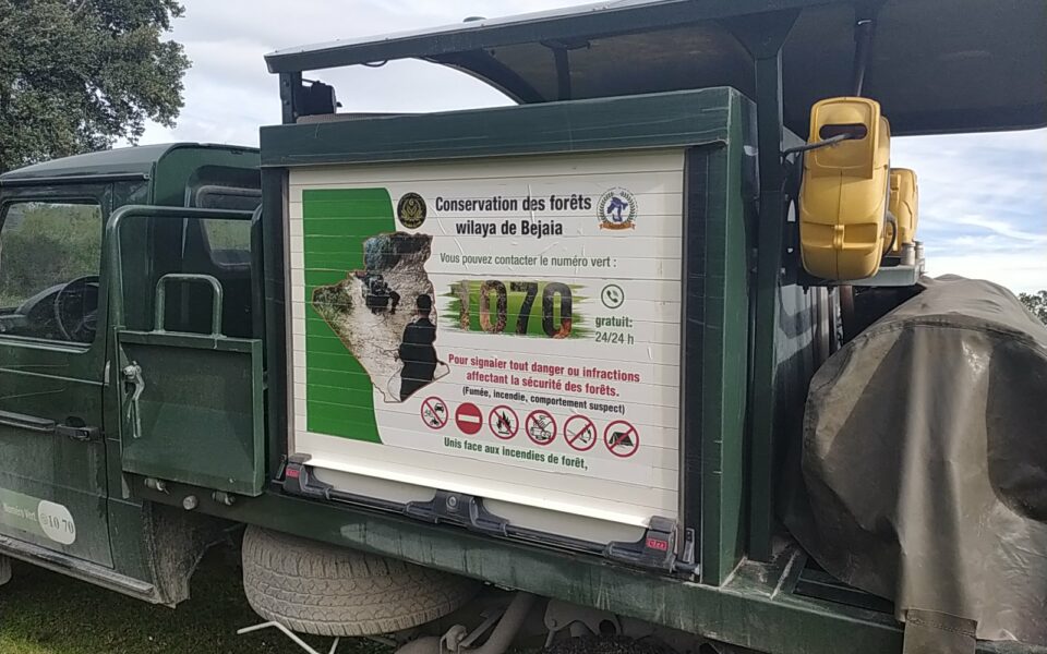 Mission à Béjaïa : vers un système intégré d’alerte précoce et de réponse rapide aux feux de forêt